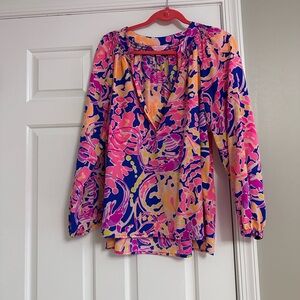 Lilly Pulitzer silk blouse
